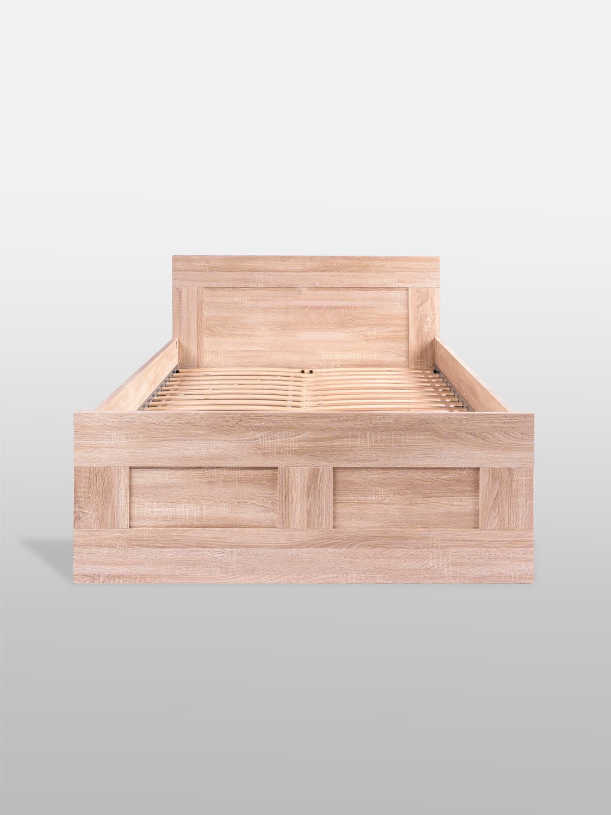 Кровать двуспальная Сириус, 120х200 см, дуб сонома 7