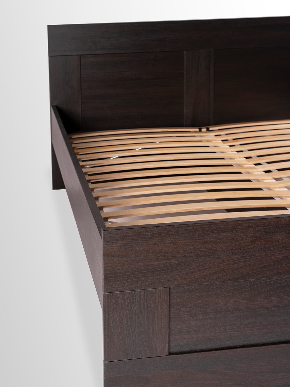 Кровать двуспальная Сириус, 160х200 см, черный, дуб венге 14