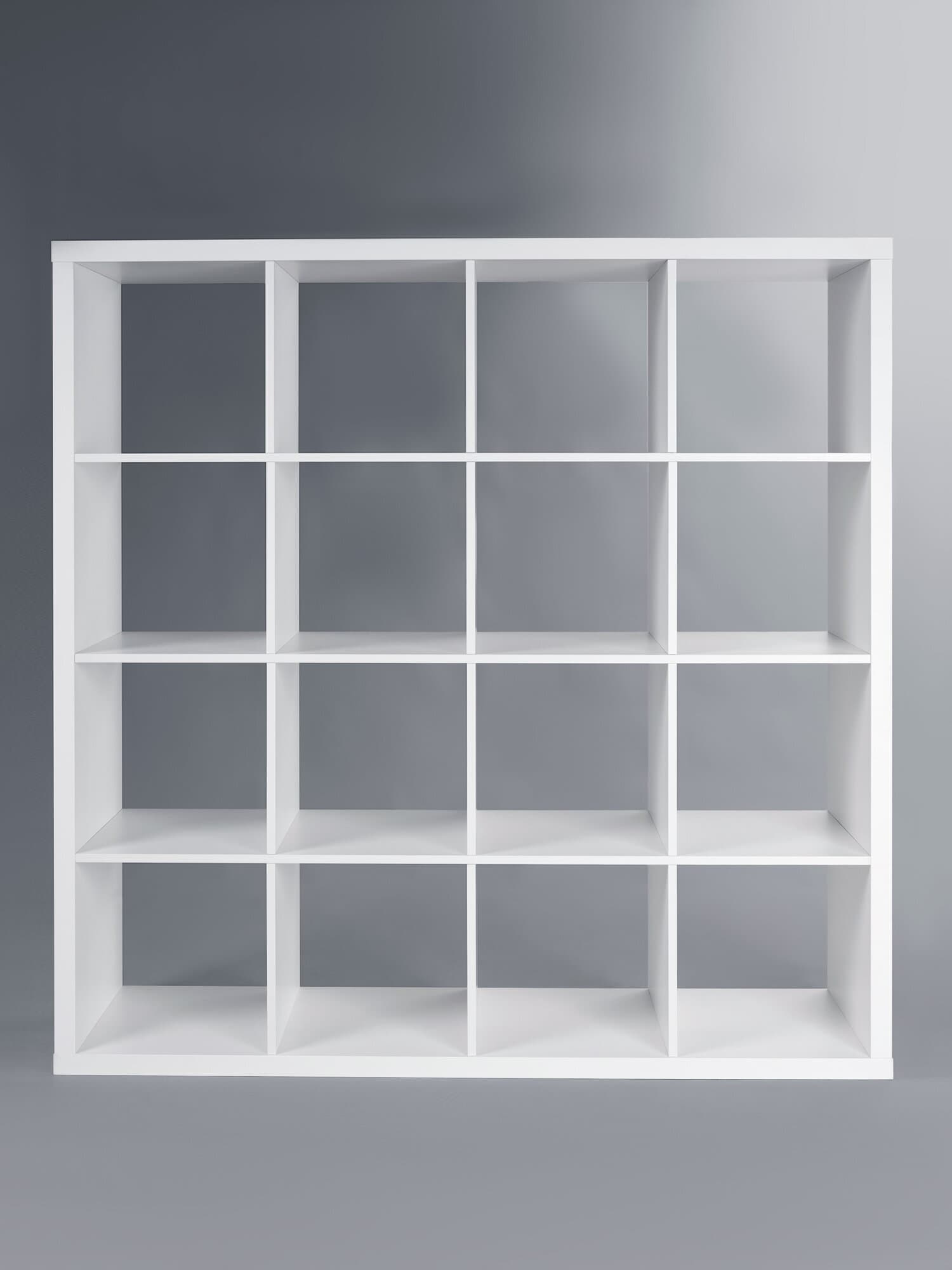 Стеллаж Фора, 16 полок, 147x147х38 см, белый 6