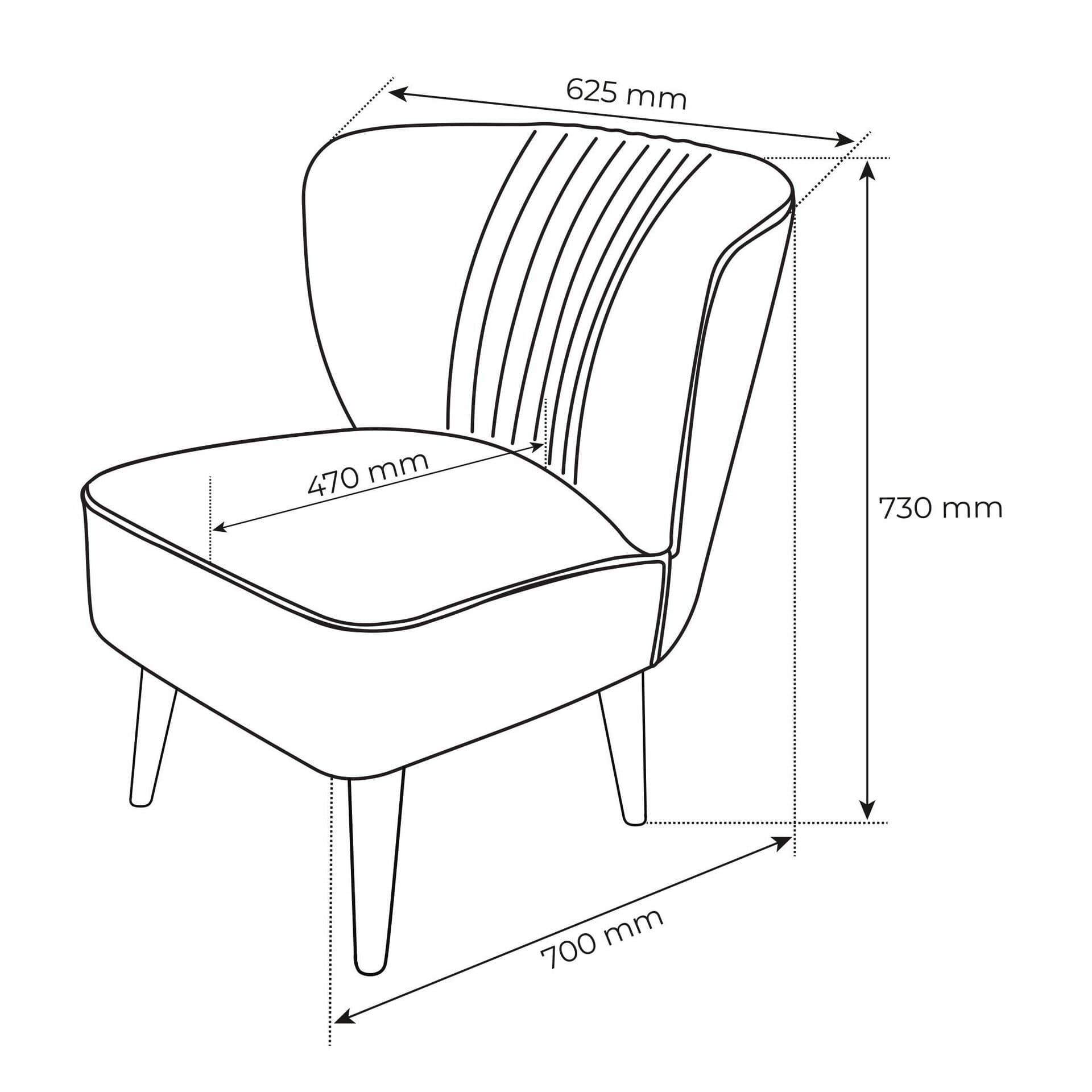 Стул Унельма, 63x70x73 см, бирюзовый 3