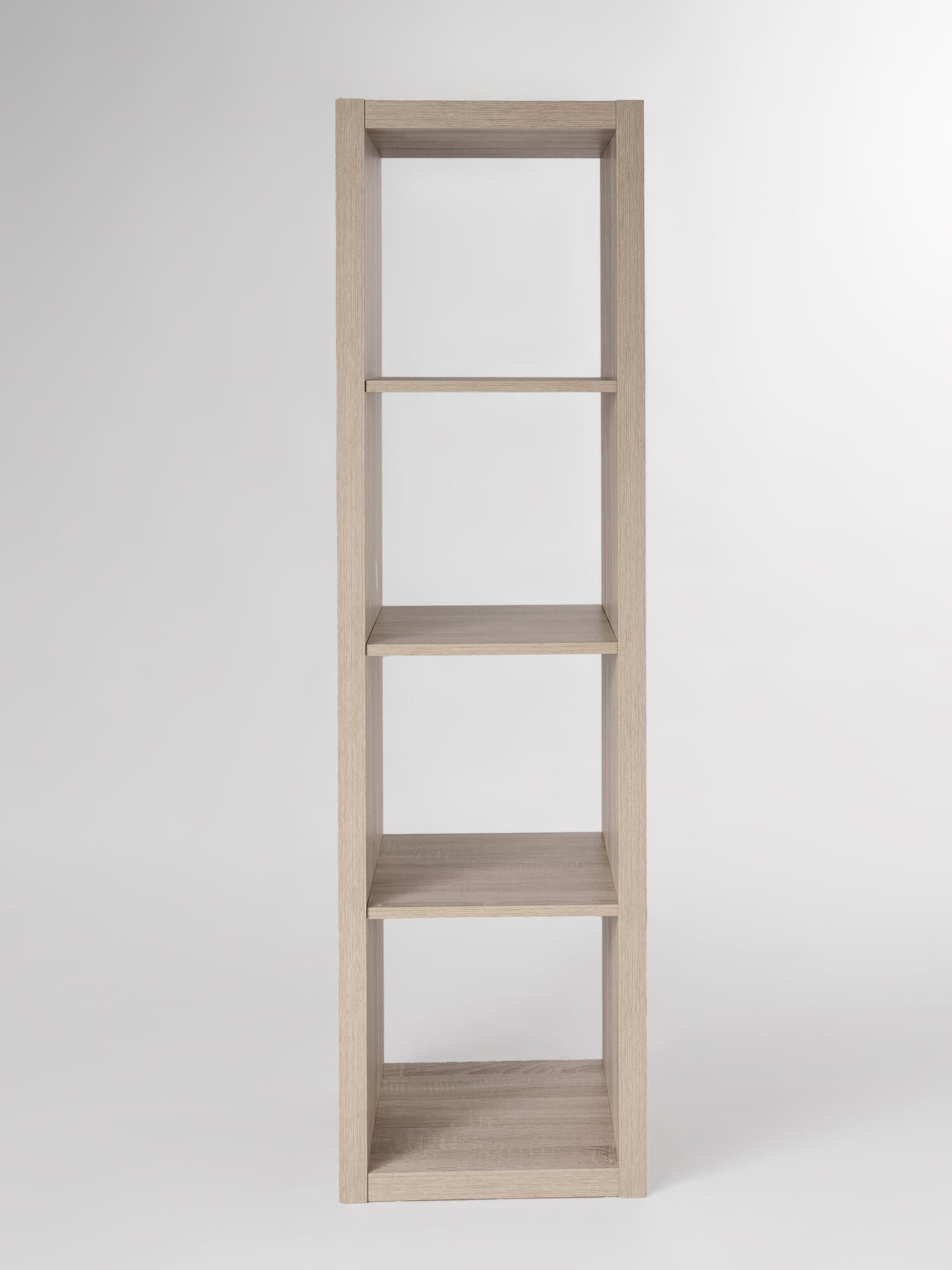 Стеллаж Фора, 4 полки, 147x42х38 см, дуб беленый 5