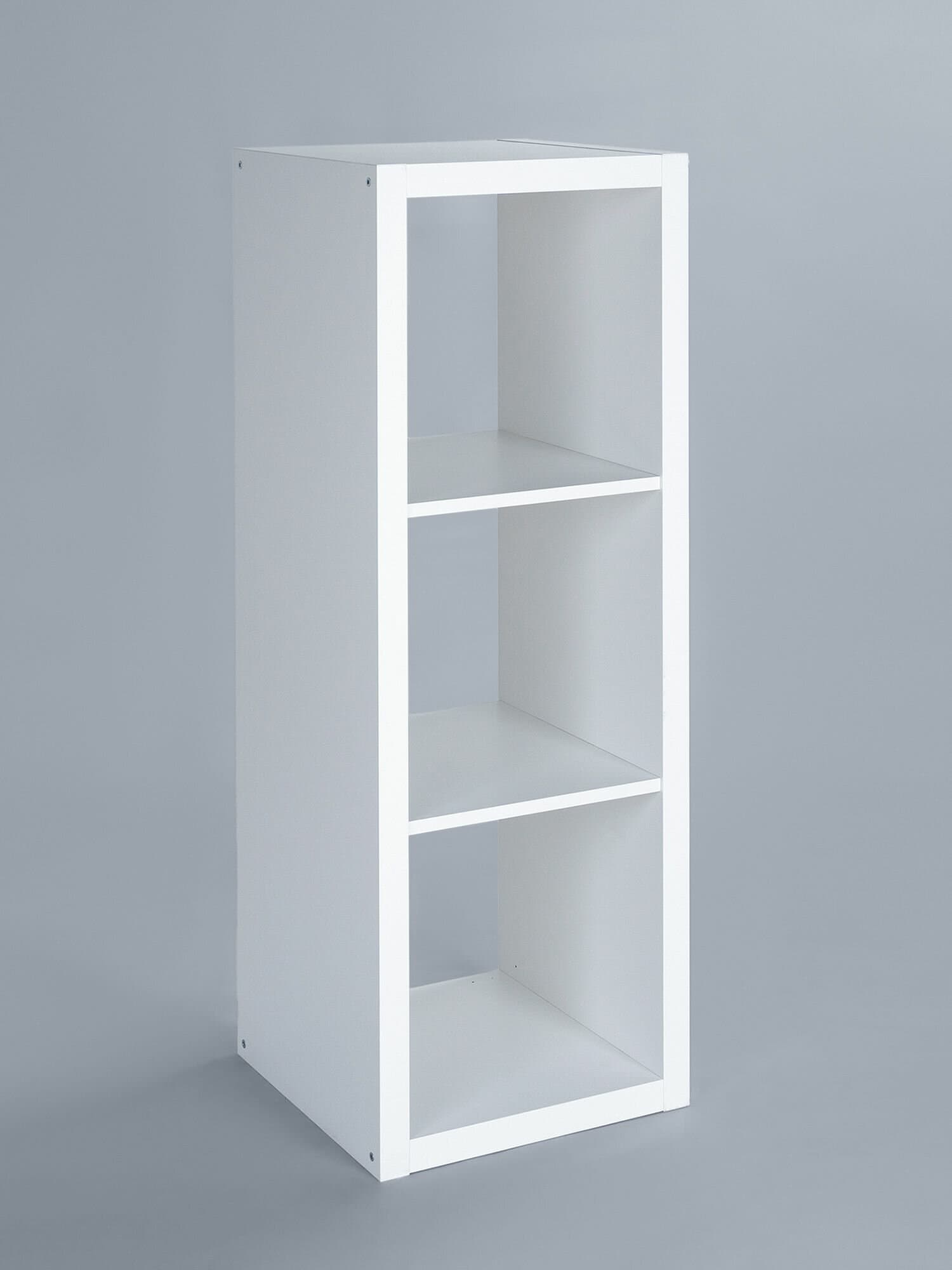 Стеллаж Фора, 3 полки, 112х42х38 см, белый 9