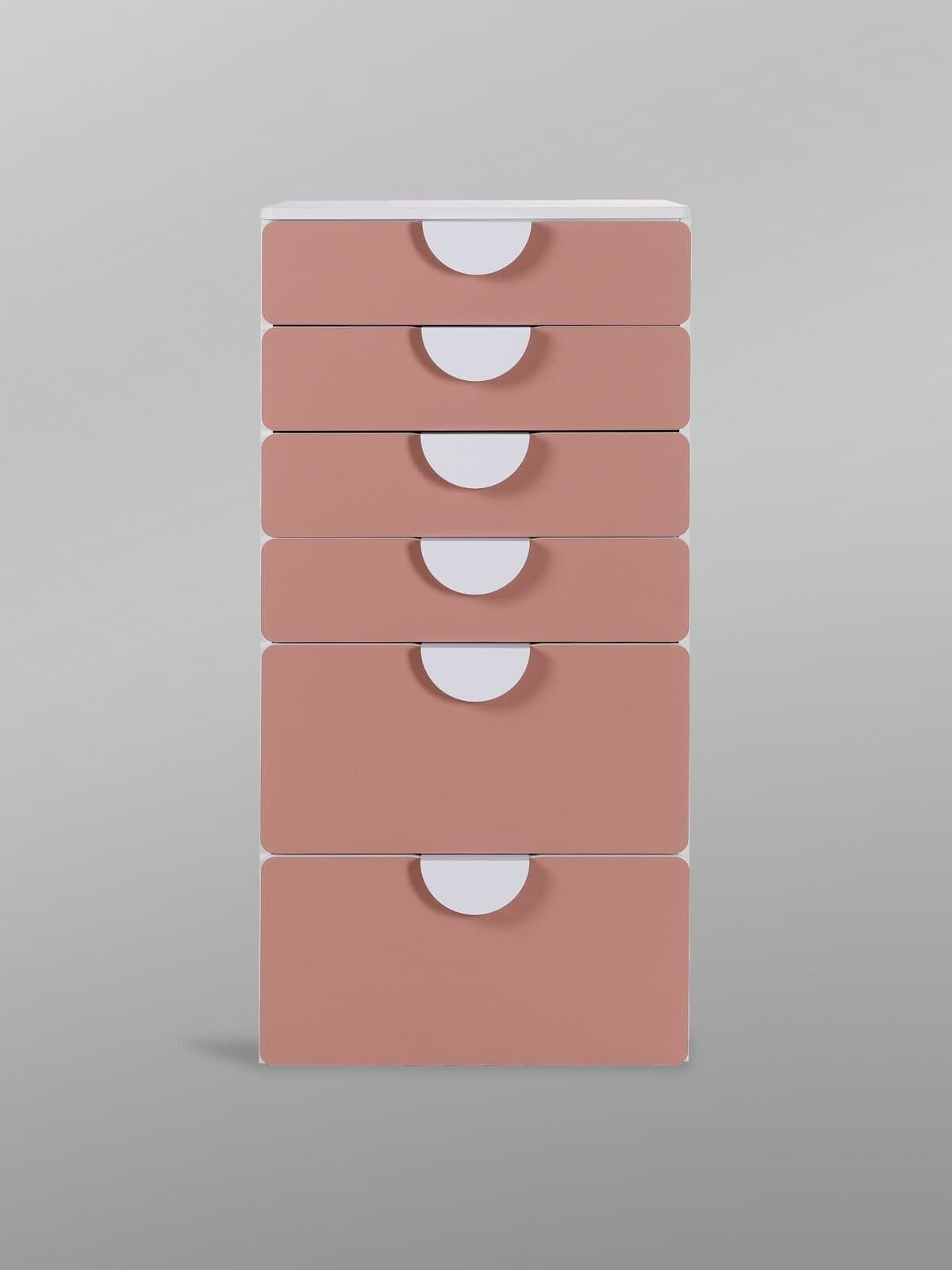 Комод Пикси, 6 ящиков 60x57x120, мечтательный пион 11