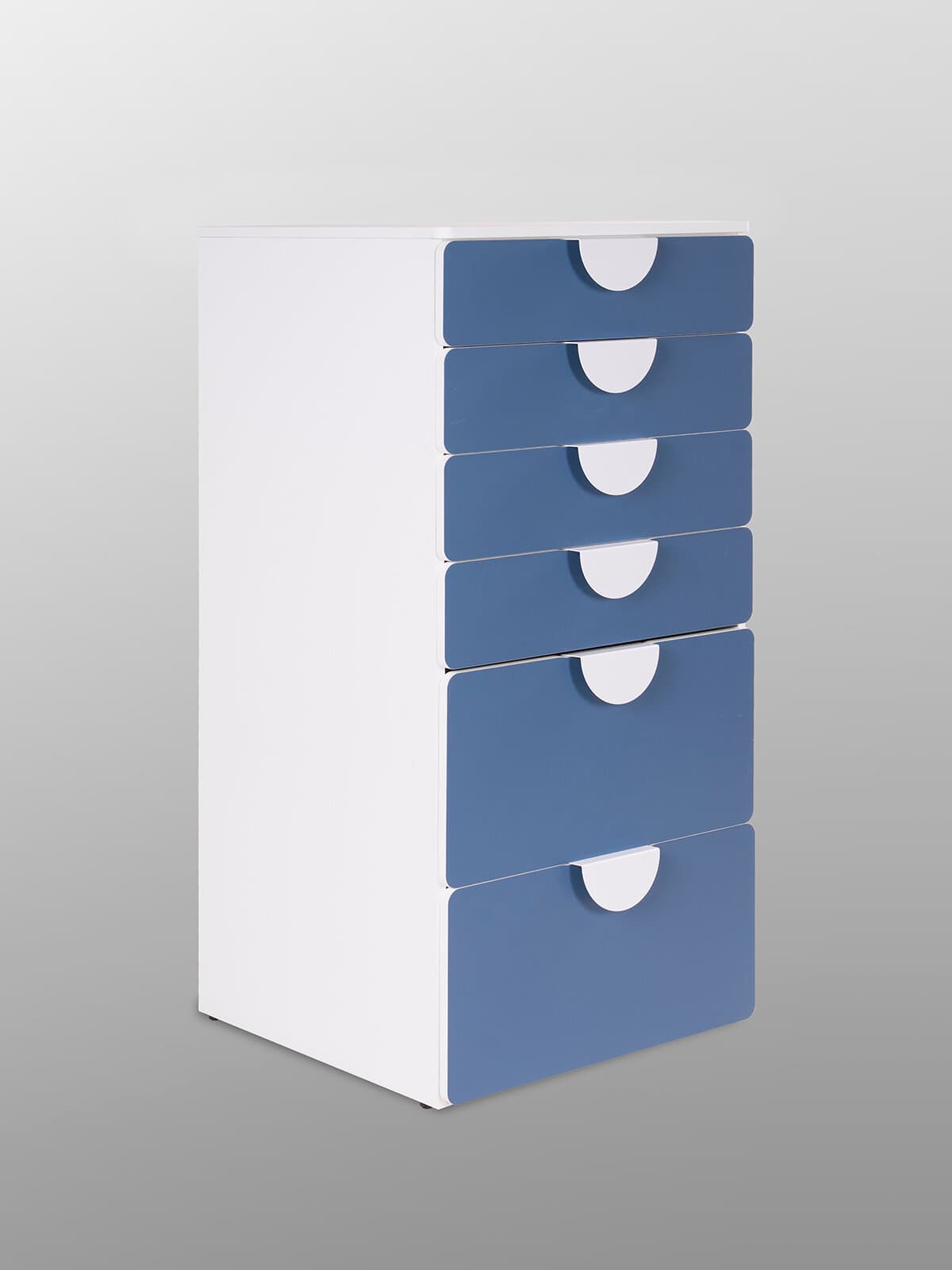 Комод Пикси, 6 ящиков 60x57x120, озорной василек 11