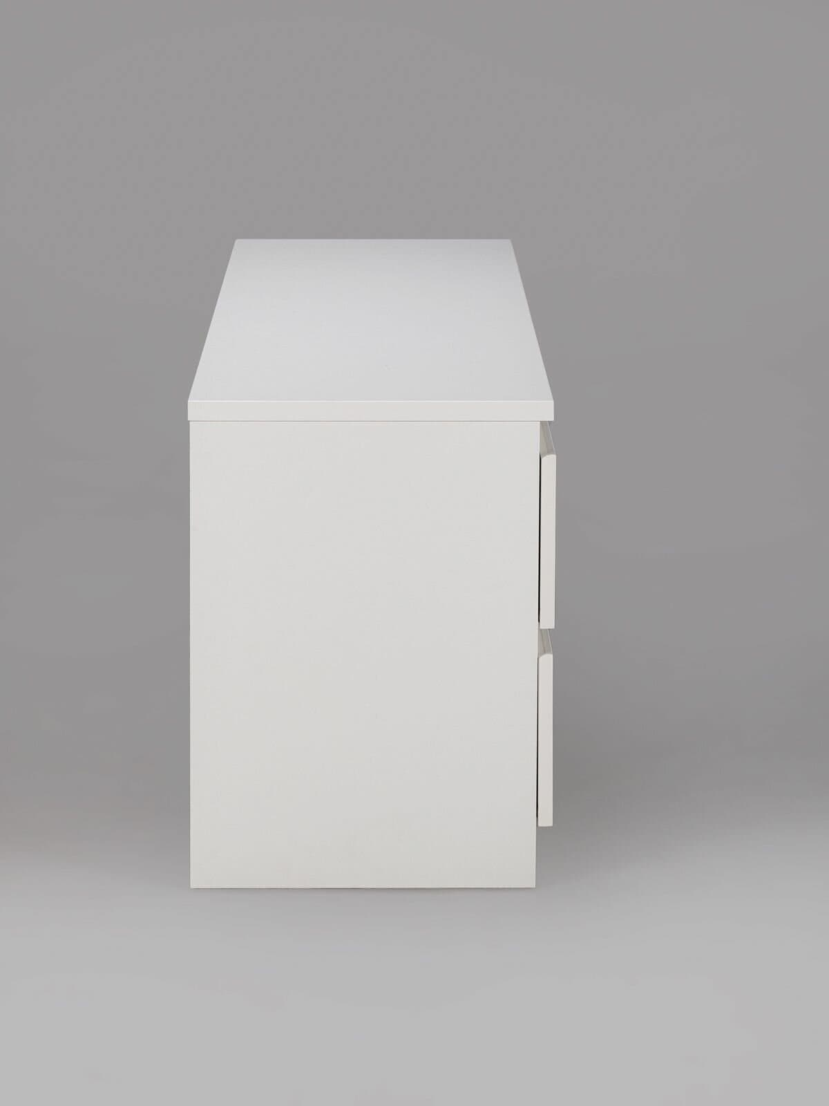Тумба для ТВ Кастор, 4 ящика, 130х40х54 см, белая 9