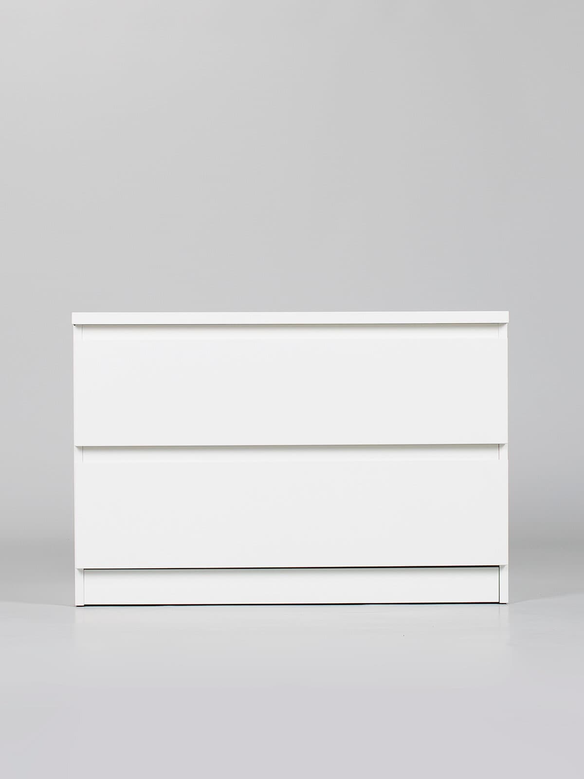 Комод Мальта, 2 ящика, с доводчиками, 80х48х54 см, белый 20
