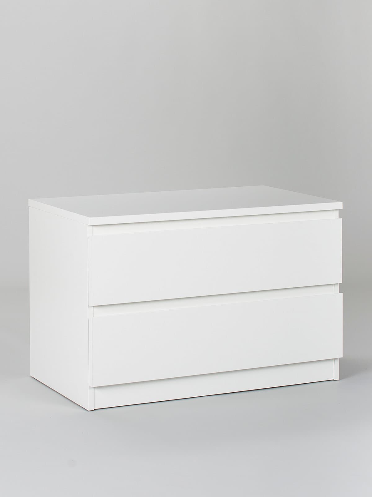 Комод Мальта, 2 ящика, с доводчиками, 80х48х54 см, белый 21