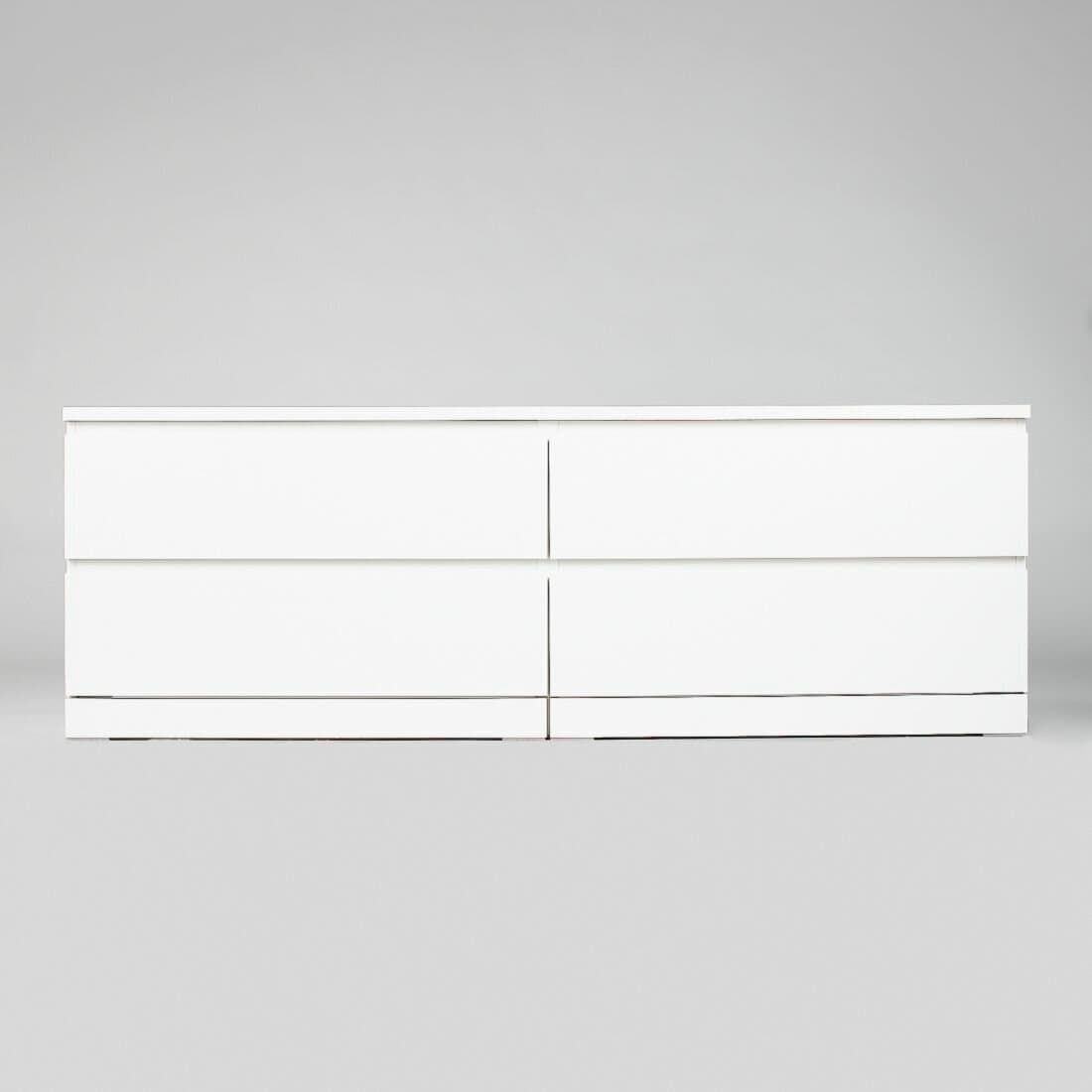 Комод Варма, 4 ящика, горизонтальный, 160х54х40 см, эмаль белая 8