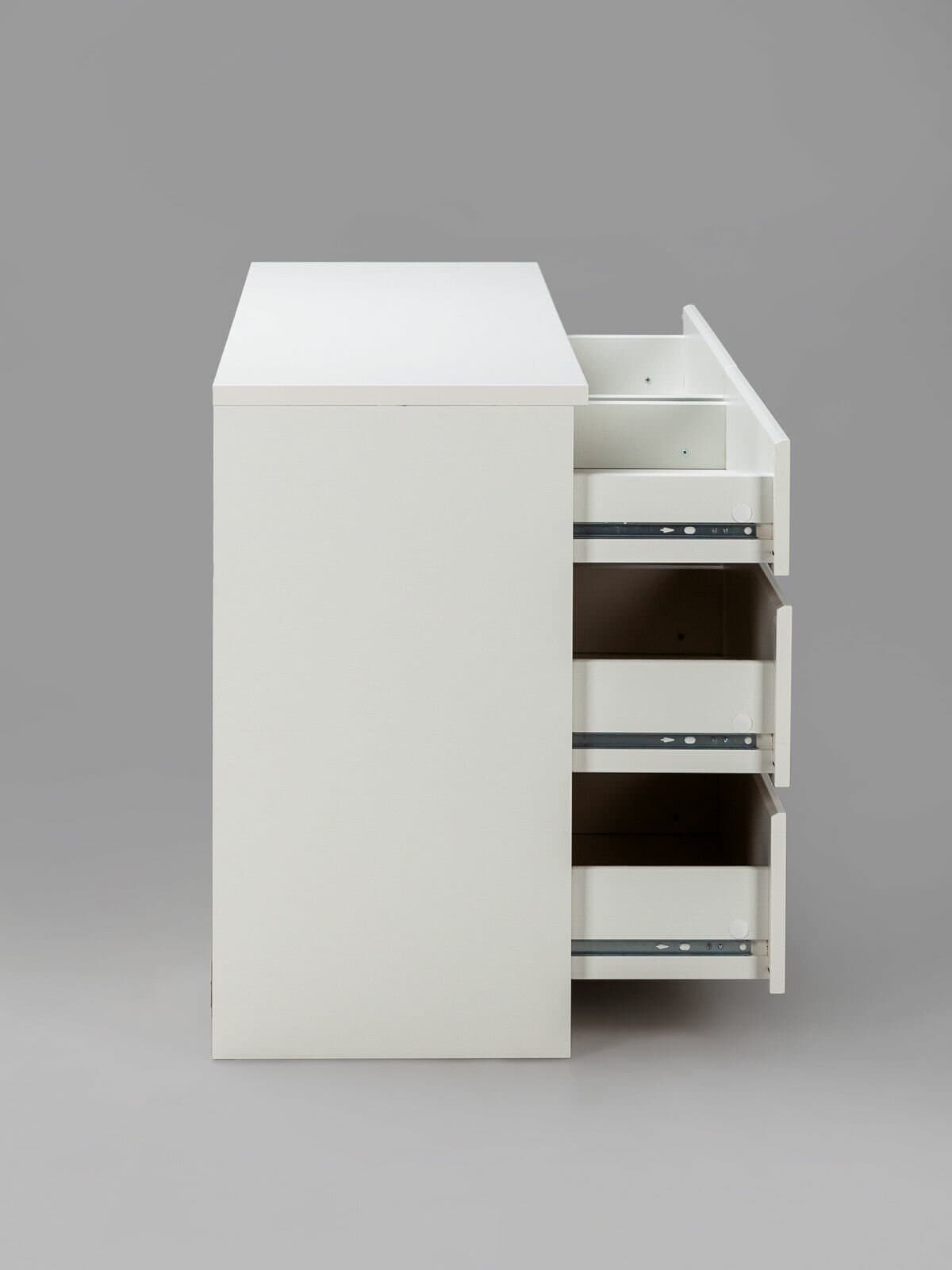 Комод Кастор, 6 ящиков, 129х40х71 см, белый 14